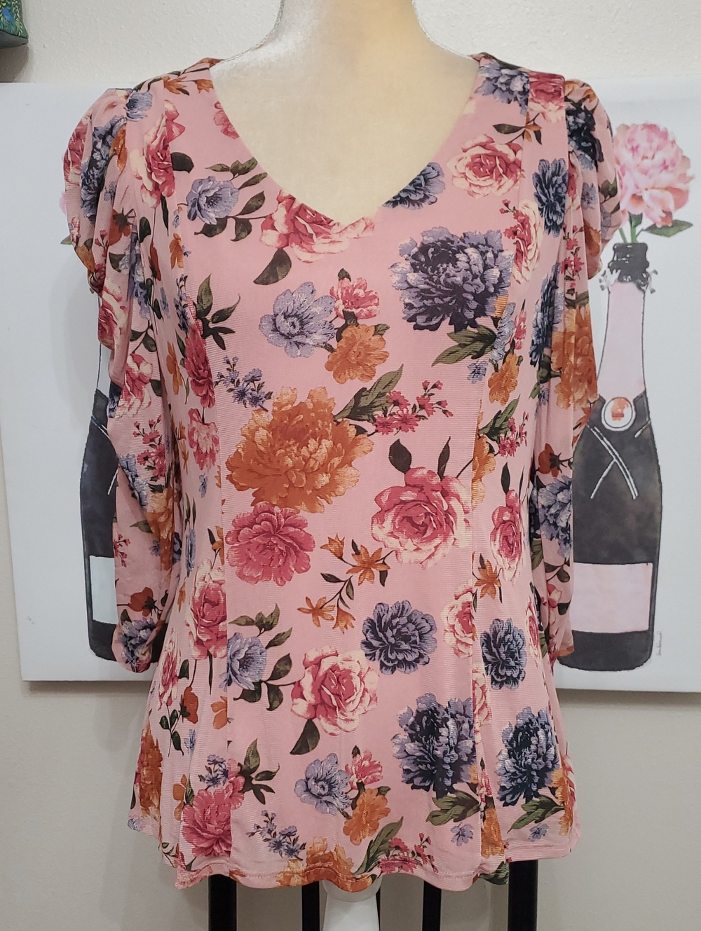 Sara Michelle Blouse Size Medium